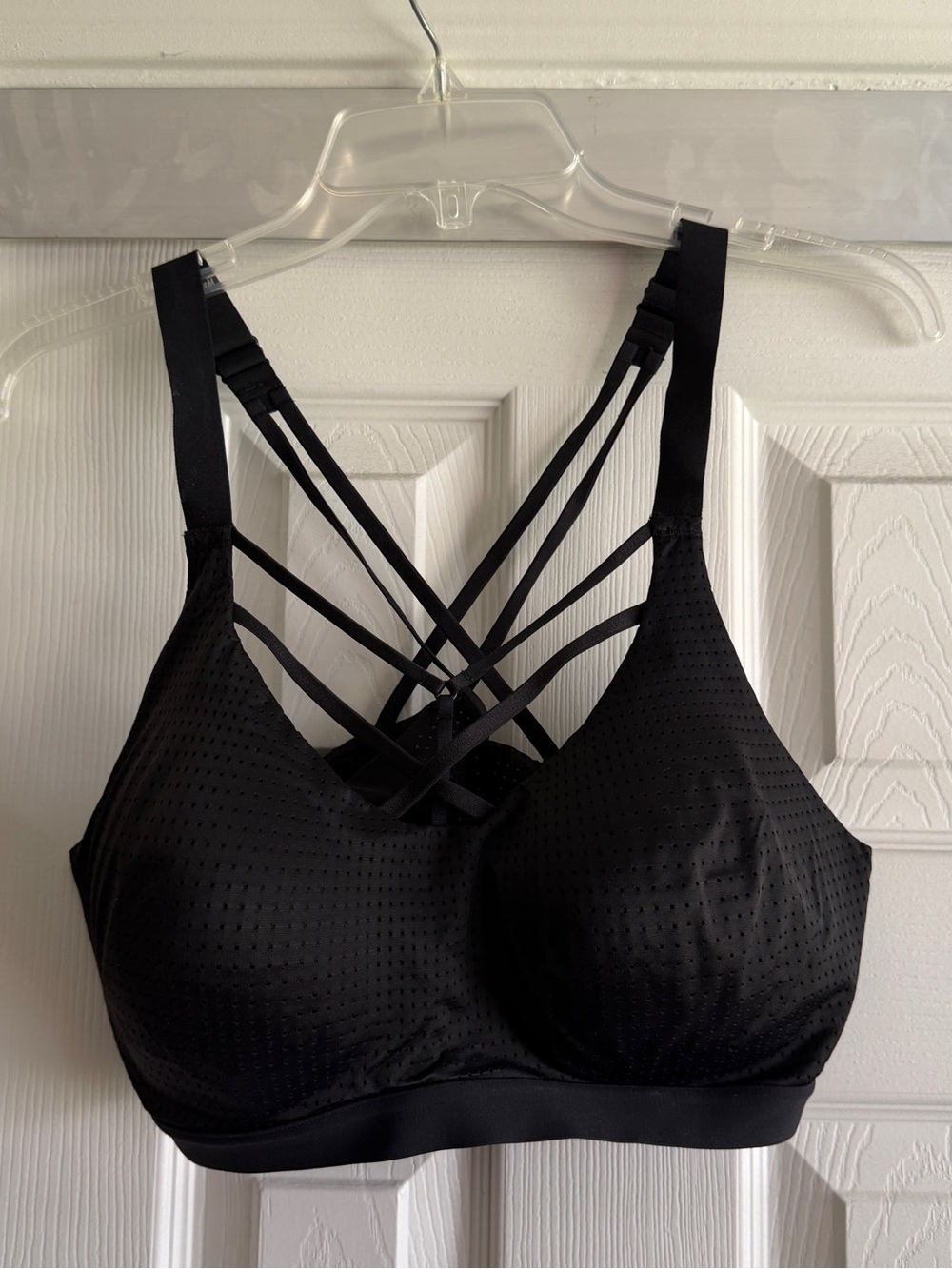 Victoria's Secret Black Strappy Sports Bra